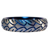 Generique Cockring en métal Blue Racer